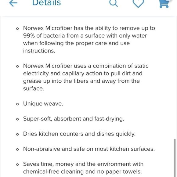 Norwex Kitchen Cloth & towel set - Picture 5 of 7